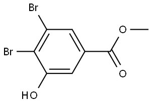 Methyl 3,4-dibromo-5-hydroxybenzoate Structure