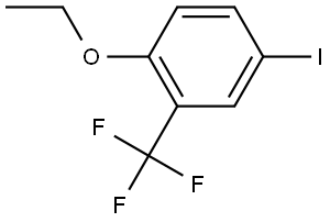 1-ethoxy-4-iodo-2-(trifluoromethyl)benzene Structure