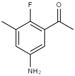 1-(5-Amino-2-fluoro-3-methyl-phenyl)-ethanone Structure