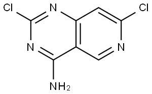 2,7-dichloropyridino[4,3-d]pyrimidin-4-amine Structure