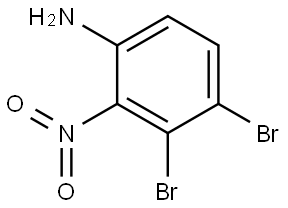 3,4-dibromo-2-nitroaniline Structure