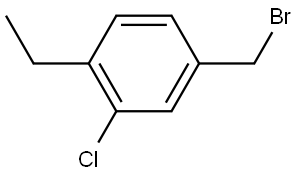 4-(Bromomethyl)-2-chloro-1-ethylbenzene Structure