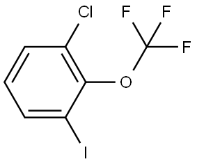 1-Chloro-3-iodo-2-(trifluoromethoxy)benzene Structure