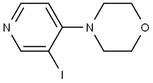 Morpholine, 4-(3-iodo-4-pyridinyl)- 구조식 이미지