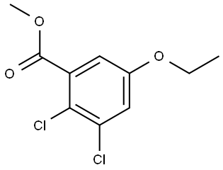 methyl 2,3-dichloro-5-ethoxybenzoate Structure