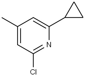 2-Chloro-6-cyclopropyl-4-methylpyridine Structure