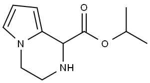 isopropyl 1,2,3,4-tetrahydropyrrolo[1,2-a]pyrazine-1-carboxylate Structure