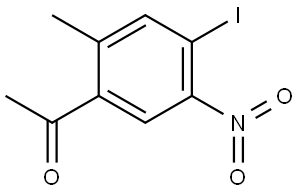 1-(4-Iodo-2-methyl-5-nitro-phenyl)-ethanone Structure