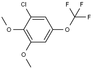 1-chloro-2,3-dimethoxy-5-(trifluoromethoxy)benzene Structure