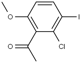 1-(2-Chloro-3-iodo-6-methoxyphenyl)ethanone Structure