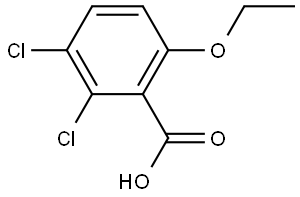 2,3-Dichloro-6-ethoxybenzoic acid Structure