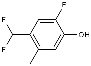 4-(Difluoromethyl)-2-fluoro-5-methylphenol Structure