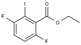 Ethyl 3,6-difluoro-2-iodobenzoate Structure