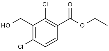 Ethyl 2,4-dichloro-3-(hydroxymethyl)benzoate Structure