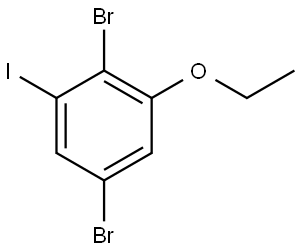 2,5-Dibromo-1-ethoxy-3-iodobenzene Structure