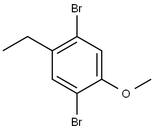 1,4-Dibromo-2-ethyl-5-methoxybenzene Structure