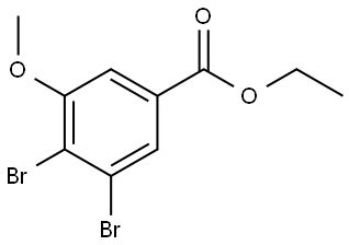 Ethyl 3,4-dibromo-5-methoxybenzoate Structure