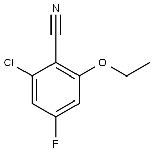 2-Chloro-6-ethoxy-4-fluorobenzonitrile Structure