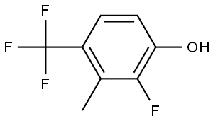 2-Fluoro-3-methyl-4-(trifluoromethyl)phenol 구조식 이미지