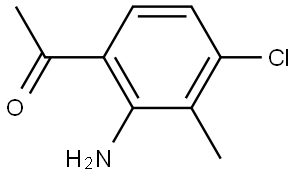 1-(2-Amino-4-chloro-3-methyl-phenyl)-ethanone Structure