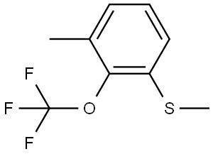 methyl(3-methyl-2-(trifluoromethoxy)phenyl)sulfane Structure