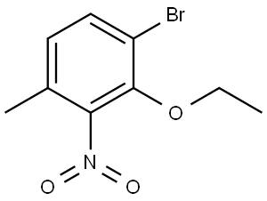 1-bromo-2-ethoxy-4-methyl-3-nitrobenzene Structure