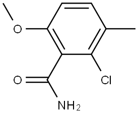 2-Chloro-6-methoxy-3-methylbenzamide Structure