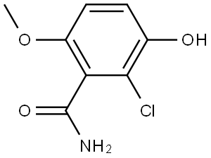 2-Chloro-3-hydroxy-6-methoxybenzamide Structure