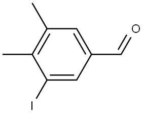 3-Iodo-4,5-dimethylbenzaldehyde Structure