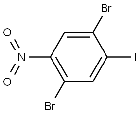 1,4-dibromo-2-iodo-5-nitrobenzene Structure