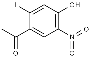 1-(4-Hydroxy-2-iodo-5-nitro-phenyl)-ethanone Structure