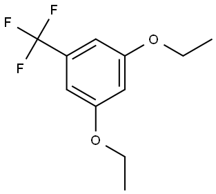 1,3-diethoxy-5-(trifluoromethyl)benzene 구조식 이미지