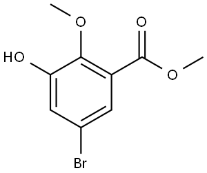 Methyl 5-bromo-3-hydroxy-2-methoxybenzoate Structure