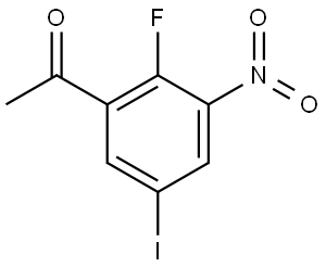 1-(2-Fluoro-5-iodo-3-nitro-phenyl)-ethanone Structure