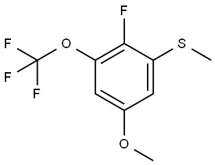 2-Fluoro-5-methoxy-1-(methylthio)-3-(trifluoromethoxy)benzene Structure