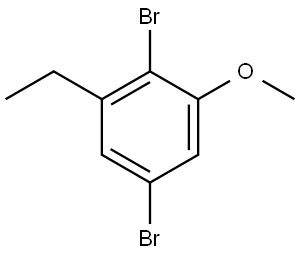 2,5-Dibromo-1-ethyl-3-methoxybenzene Structure