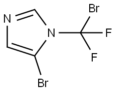 5-Bromo-1-(bromodifluoromethyl)-1H-imidazole Structure