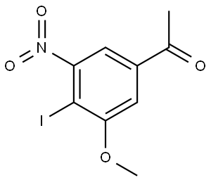 1-(4-Iodo-3-methoxy-5-nitro-phenyl)-ethanone Structure