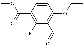 Methyl 4-ethoxy-2-fluoro-3-formylbenzoate Structure