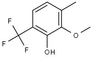 2-Methoxy-3-methyl-6-(trifluoromethyl)phenol Structure