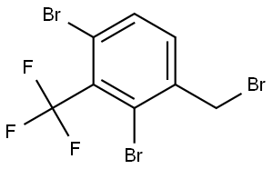 1,3-Dibromo-4-(bromomethyl)-2-(trifluoromethyl)benzene Structure