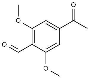 4-Acetyl-2,6-dimethoxybenzaldehyde Structure