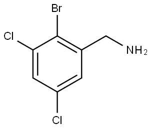2-Bromo-3,5-dichlorobenzenemethanamine 구조식 이미지