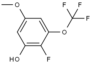 2-Fluoro-5-methoxy-3-(trifluoromethoxy)phenol Structure