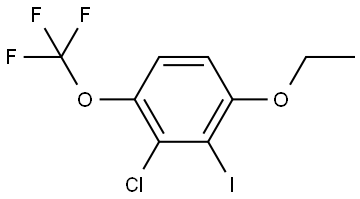 2-Chloro-4-ethoxy-3-iodo-1-(trifluoromethoxy)benzene Structure