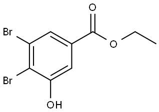 Ethyl 3,4-dibromo-5-hydroxybenzoate Structure