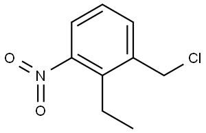 1-(chloromethyl)-2-ethyl-3-nitrobenzene Structure