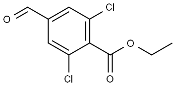 Ethyl 2,6-dichloro-4-formylbenzoate Structure