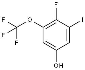 4-Fluoro-3-iodo-5-(trifluoromethoxy)phenol Structure