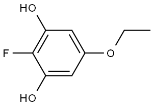 5-Ethoxy-2-fluoro-1,3-benzenediol Structure